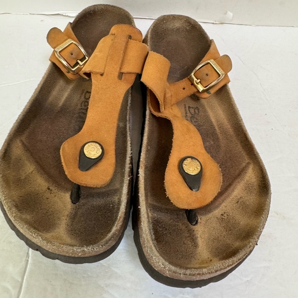 BIRKENSTOCK Betula GIZEH Thong Nubuck Boho Sandals Slides Mules Eva Neutral 7 - Picture 3 of 16